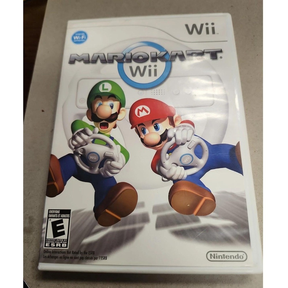 Mario Kart Wii Nintendo Wii Game Original Case No Manual RVL-RMCE-USA